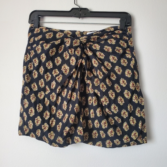 NWT ZARA PRINTED GATHERED SKIRT - Picture 5 of 11